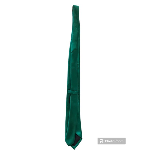 JF J Ferrar Dressy Green Men’s Neck Tie - Picture 5 of 8